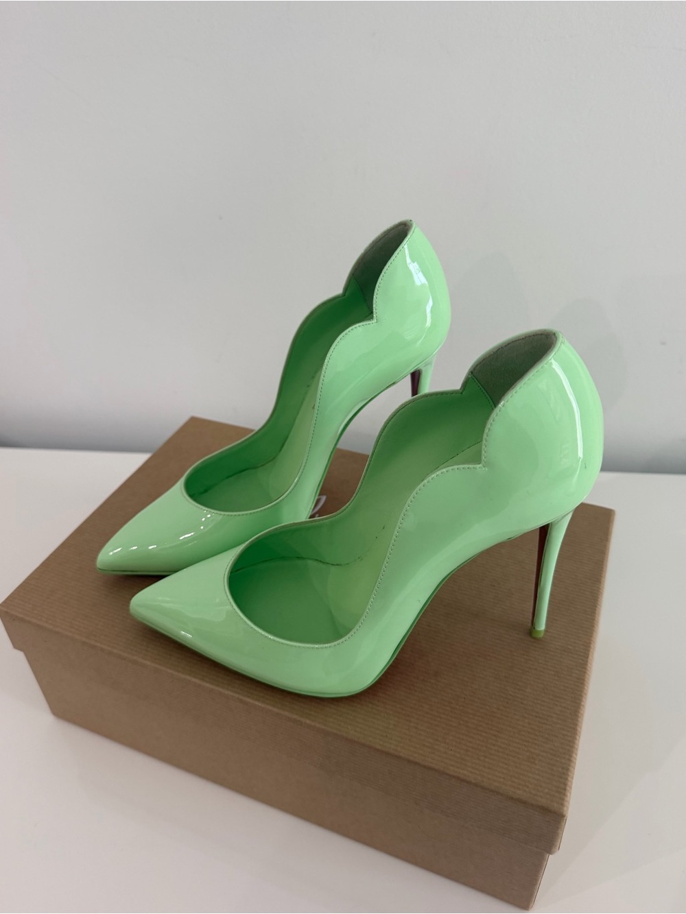 Christian Louboutin Mint Green Pumps